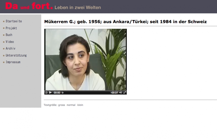 Screenshot des Projekts